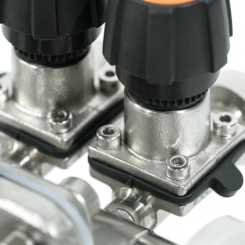 Sanitary GMP two-way diaphragm valve with Access Port