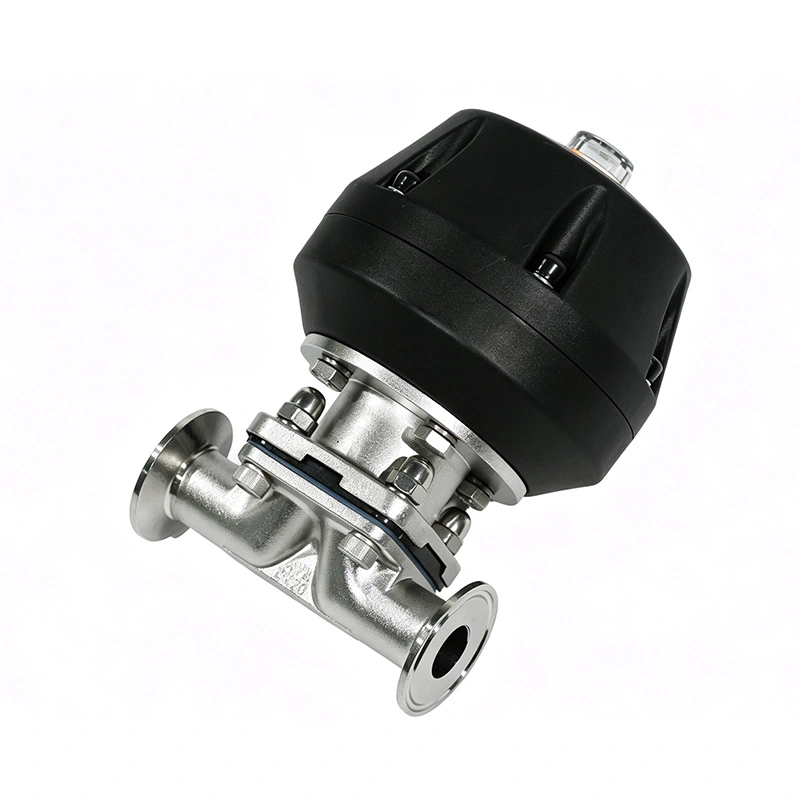 Sanitary Manual Pneumatic Actuated Diaphragm Valve